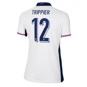 England Kieran Trippier #12 Hemmatröja Kvinnor EM 2024 Kortärmad